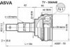 TOYOT 4342048010 Joint Kit, drive shaft